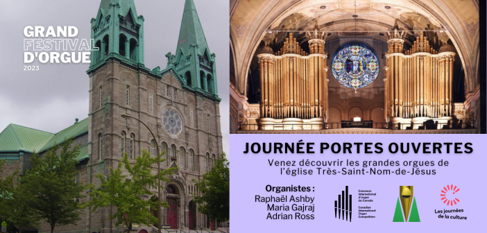Journée portes ouvertes : dévouvrez les orgues du Très-Saint-Nom-de-Jésus / Open-House: Discover the organs of the Très-Saint-Nom-de-Jésus