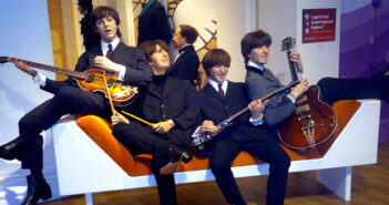 Madame Tussaud wax sculptures of The Beatles (Photo by Abi Skipp)