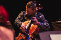 Cellist from Les 9 at Koerner Hall