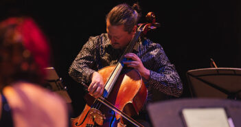 Cellist from Les 9 at Koerner Hall