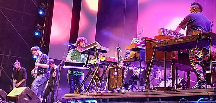 Snarky Puppy on stage at Riviera Maya Jazz Festival