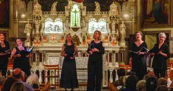 Ensemble Scholastica at Notre Dame de Bon Secours. Photo: Paul Eifert