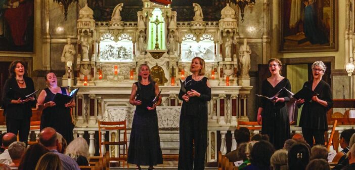 Ensemble Scholastica at Notre Dame de Bon Secours. Photo: Paul Eifert