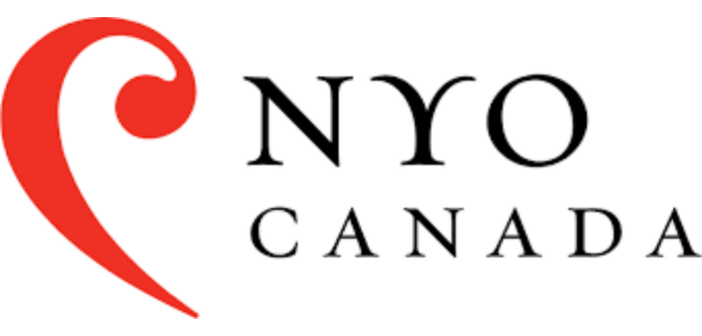 Red NYO logo on white background