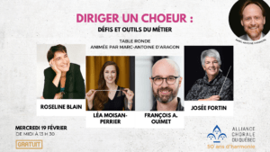 Diriger un choeur: defis et outils du metier