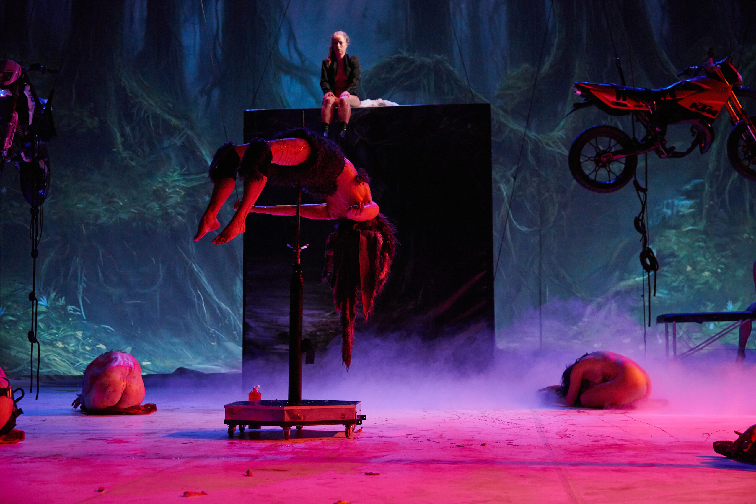 TANZ enchaine des tableaux saisissants où l’hémoglobine n’est pas en reste. Crédit photo : Eva Würdinger